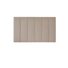 DISEÑOS RAMONA'S - Cabecero Sencillo 100x60 Paneles Verticales Beige Tela