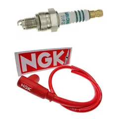 NGK - Cable Alta + Bujia Iridium Honda Eco Deluxe