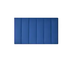 DISEÑOS RAMONA'S - Cabecero King 200x60 Paneles Verticales Azul Tela