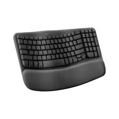 LOGITECH - Teclado Ergonómico Inalámbrico Wave Keys Negro