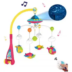 ONE PIXEL - Movil Musical Cuna Para Bebe Proyector Y Control Remoto