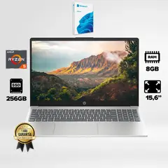HP - Portatil Ryzen 5 / RAM 8GB / SSD 256GB / 15.6 FHD
