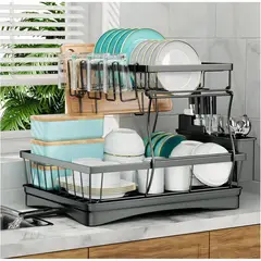 ONE PIXEL - Organizador Y Escurridor Platos Loza Cubiertos Seca Platos One Px