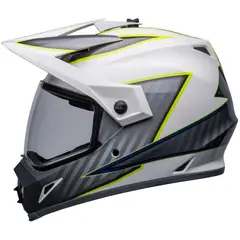 BELL - CASCO MX-9 ADVENTURE MIPS DALTON BLANCO BRILLO TALLA S