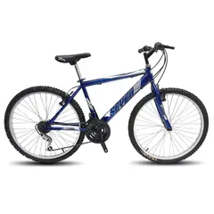 ATILA - Bicicleta todoterreno para hombre Rin 26 18 cambios azul