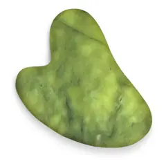 DAYOSHOP - Gua Sha Corazón Jade Masajeador Facial Guasha 100 Natural