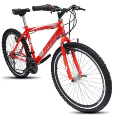 ATILA - Bicicleta todoterreno hombre Rin 26 18 cambios naranja
