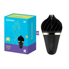 SATISFYER - Estimulador De Clítoris Sweet Treat Negro