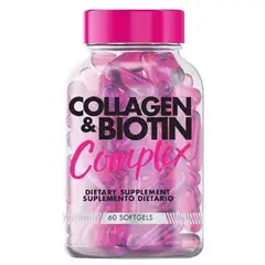 COMPEX - COLLAGEN & BIOTIN COMPLEX/ X 60 SOFTGELS/HEALTHY AMERICA