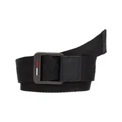 TOMMY HILFIGER - Cinturón Trenzado Reciclado Baxter Essential Hombre Negro