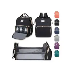 GENERICO - Morral Pañalera ipo cuna - Bolso Elegante Bebes