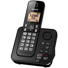 PANASONIC - Teléfono inalámbrico dect contestadoratgc360 -negro