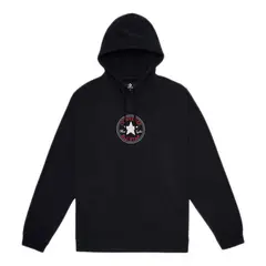 CONVERSE - Hoddie Hombre Negro Center All Star Logo 10024063-A03.