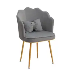 DIMATEX LEON - Silla Decorativa Mueble Sala Comedor Dormitorio Refalana Gris