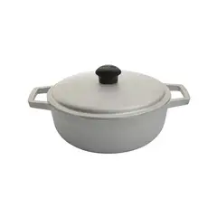 IMUSA - Caldero 20 cm tapa de aluminio fundido
