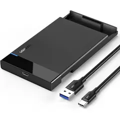 UGREEN - Caja De Disco Duro 2.5" USB-C 3.1 A Sata Ill 6 Gbps Con UASP