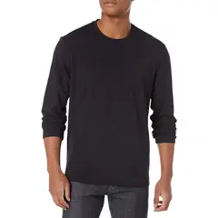 CALVIN KLEIN - Camiseta Manga Larga Con Logo Hombre Negro Calvin Hombre Negro