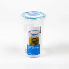 LOCK AND LOCK - Recipiente Plastico Redondo Classic 430ml transparente