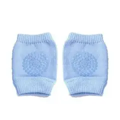 ENFANT'ASY - Rodilleras de gateo para bebe antideslizante Azul claro
