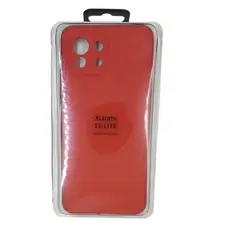 GENERICO - Forro Silicone Case Xiaomi 11 Lite Rojo