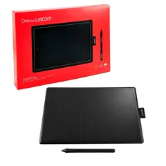 WACOM - Tableta Digitalizadora One by CTL-672 Negra y Roja