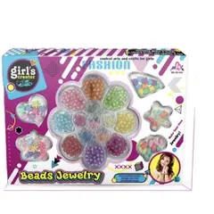 GENERICO - Set de Chaquiras Para Hacer Pulseras Niñas