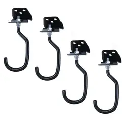 ICETOOLZ - Kit 4 Ganchos Bicicleta Pared O Madera Soporte Organizador