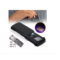 GENERICO - Lupa Led Portatil Bolsillo Lente Luz Uv Joyeria Relojero 1a
