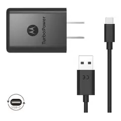 MOTOROLA - Cargador Turbo 18w Moto G7 G30 One G10 G20 G30 G22