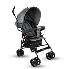 BEBESIT - Coche Paseador para Bebé Click Gris con Capota