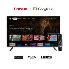CAIXUN - Televisor 43" Uhd 4k Smart Led Google Tv - C43VAUG