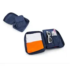 GENERICO - Organizador Maleta Viaje Porta Cosmetico Perfume Crema Cierr
