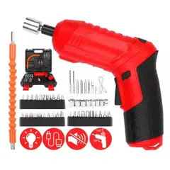 ZHOPI CO - Destornillador Electrico Usb Recargable Copas Y Extensor 45 Piezas