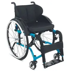 HOME CARE TECHNOLOGY - SILLA DE RUEDAS DEPORTIVA AZUL HC723