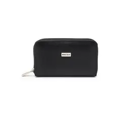 MACOLY - Billetera mediana a03 cuero negro liso_.