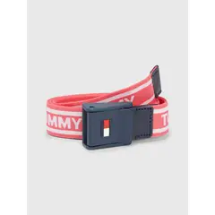 TOMMY HILFIGER - Cinturón De Niños Con Correa Trenzada Unisex Rosa