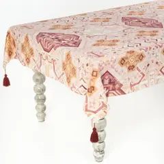 GARDENIA HOME DECOR - Mante Boho Ladrillo 8 puestos (1.50x2.60)