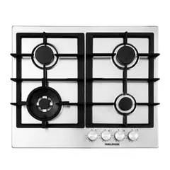 CHALLENGER - Cubierta De Empotrar Gas Acero 4 Pts 60cm - SV 6860 EI