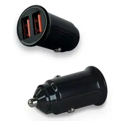 GENERICO - Cargador Para Carro Carga Rápida con 2 puertos USB