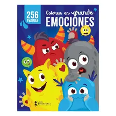 SIN FRONTERAS GRUPO EDITORIAL - LIBRO COLOREA EN GRANDE EMOCIONES