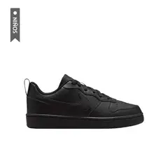 NIKE - Tenis Court Borough Low Recraft Niños-Negro