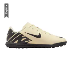 NIKE - Zapatillas Jr Vapor 15 Club Turf Niños-Amarillo Suave