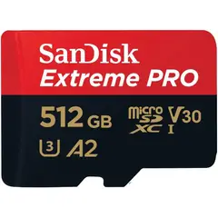 SANDISK - Memoria Mirco SD Extreme Pro 512Gb Con Adaptador