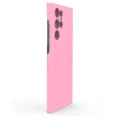 GENERICO - Estuche Leather Cover compatible Samsung S23 Ultra Rosa Claro