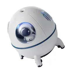 TECNOHOGAR JS - Humidificador Capsula Espacial Con Mini Astronauta De 200ML