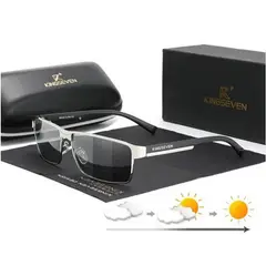KINGSEVEN - Gafas de sol hombre fotocromaticas diseño de camaleón