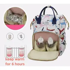 GENERICO - Pañalera Multifuncional Para Bebés estampada-LLAMA