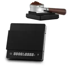 GENERICO - Bascula Gramera Digital Para Café- Con Temporizador- Recargable- Negra