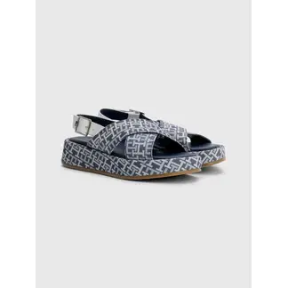 TOMMY HILFIGER - Sandalias Con Cierre Velcro Niña Gris