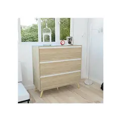 RTA DESIGN - Comoda benett crb 3011 rovere + blanco